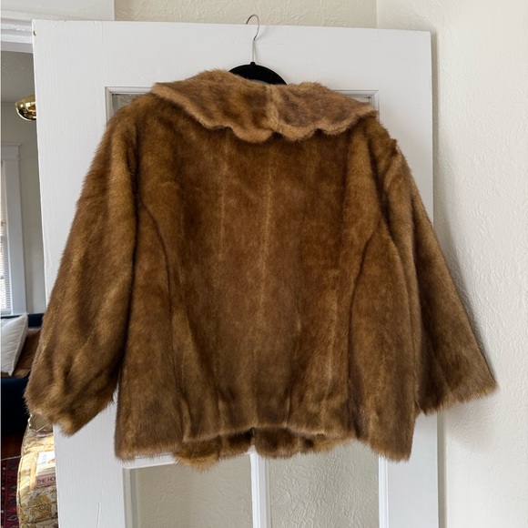 Terry Lewis faux fur jacket coat - Picture 3 of 9